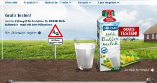 milram buttermilch gratis testen aktion