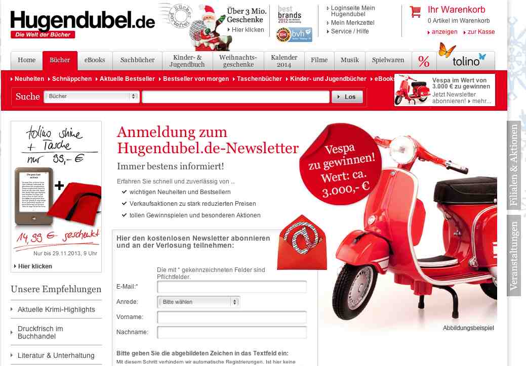 hugendubel vespa gewinnspiel