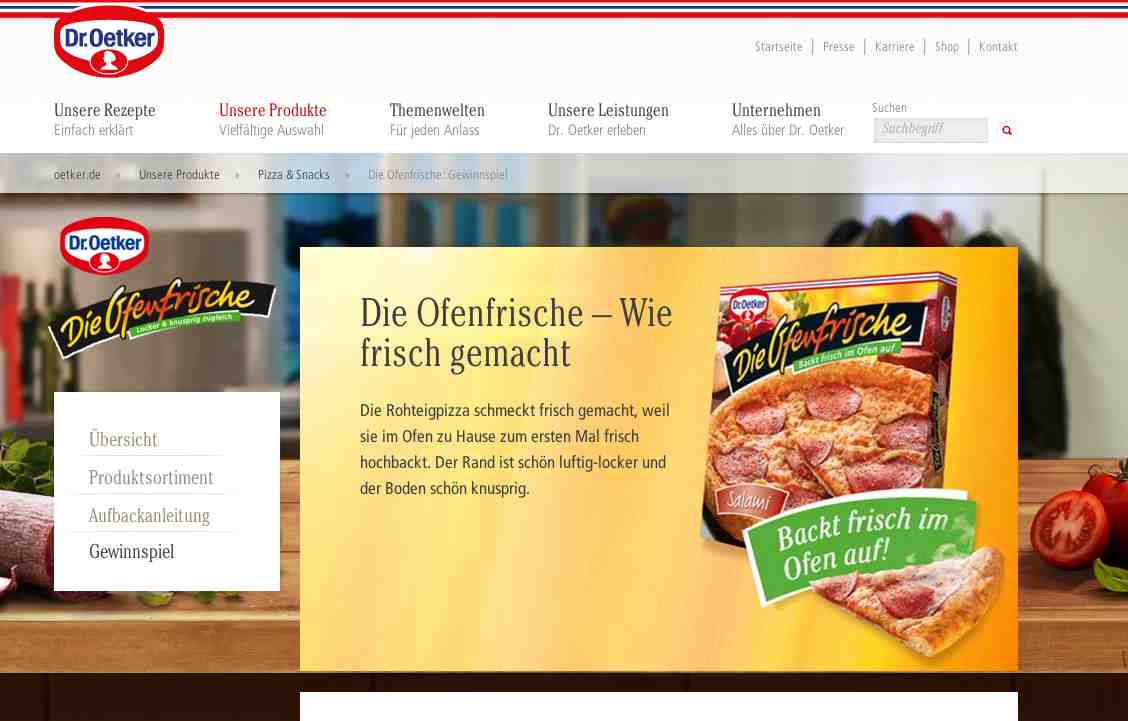 droetker dieofenfrische gewinnspiel