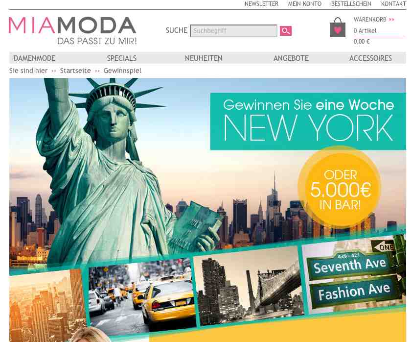 mia moda gewinnspiel