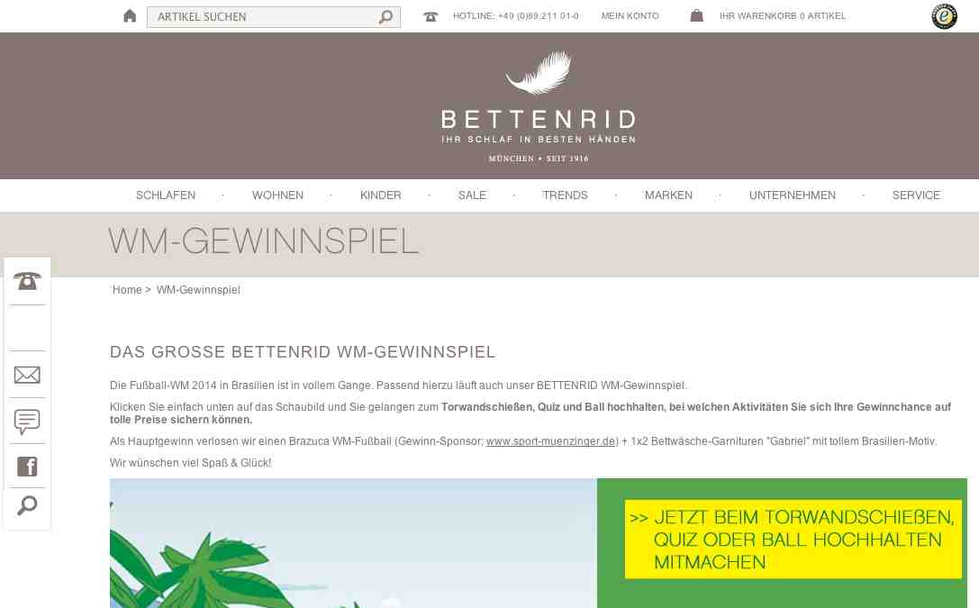 betten rid gewinnspiel