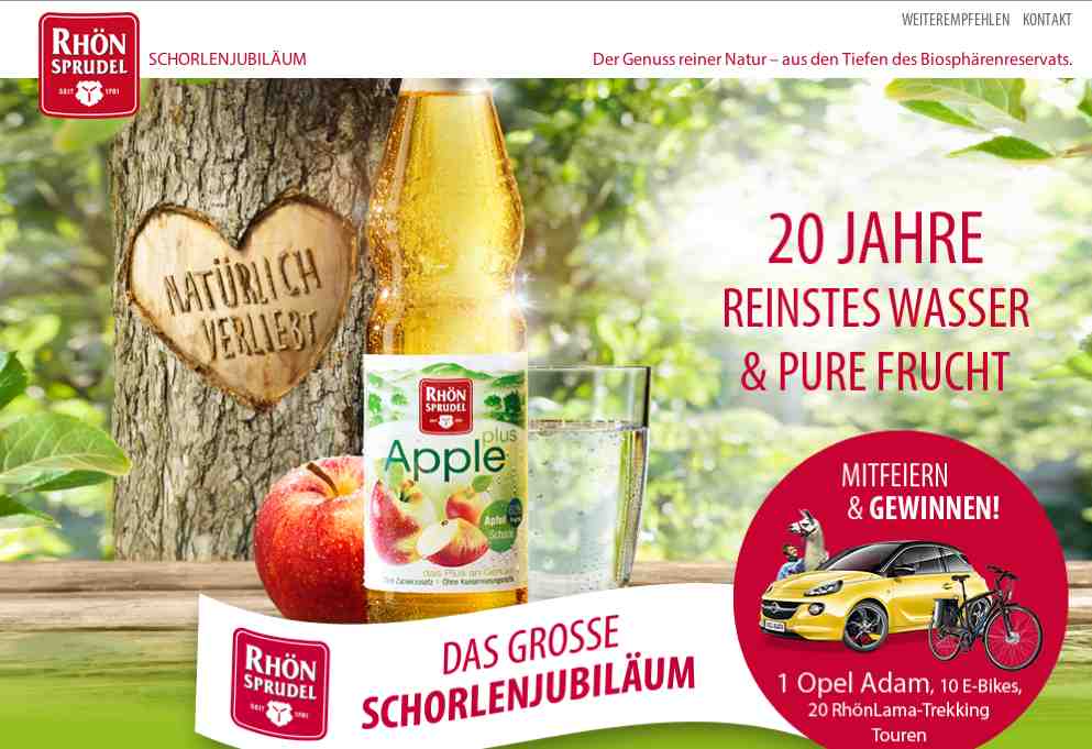 rhoen sprudel opel adam gewinnspiel