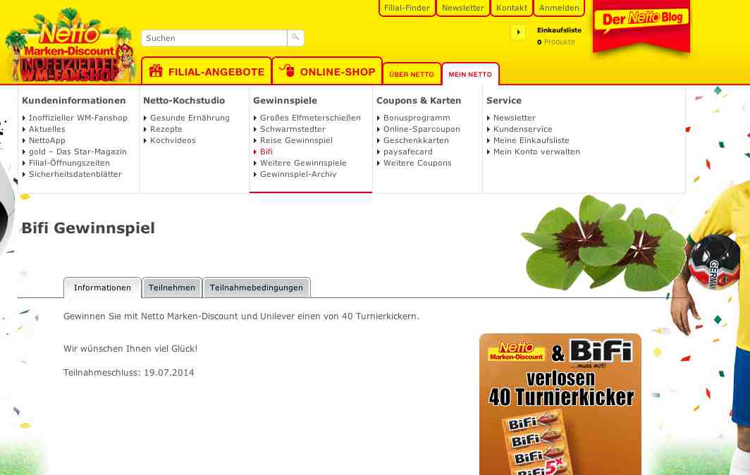 netto kicker gewinnspiel