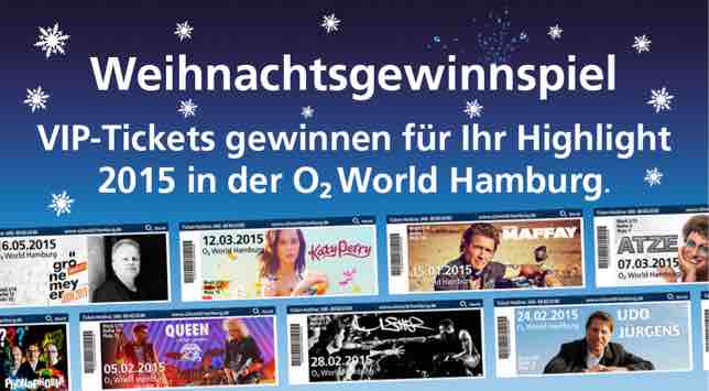 O2 Weihnachtsgewinnspiel