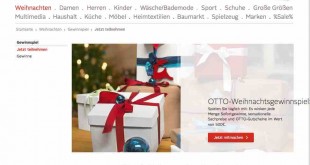 otto weihnachtsgewinnspiel