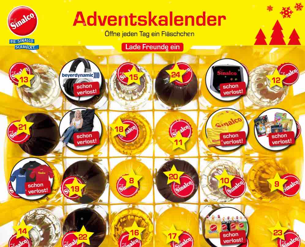 sinalco adventskalender