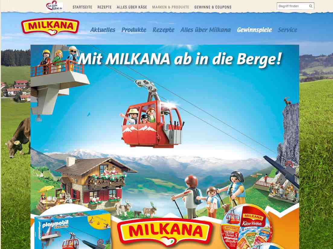 milkana ab in die berge gewinnspiel