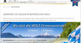 wolf wurst reise gewinnspiel