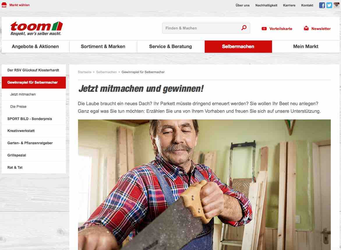 toom baumarkt gewinnspiel