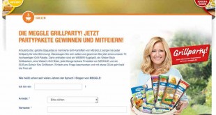 Meggle Grillpakete Gewinnspiel