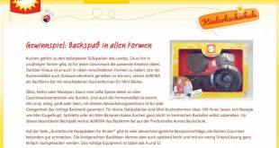 Aurora Mehl Gewinnspiel