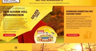 Golden Toast Gewinnspiel