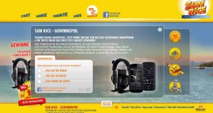 sunrice smartphone gewinnspiel