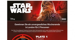 C&A Star Wars Reise Gewinnspiel