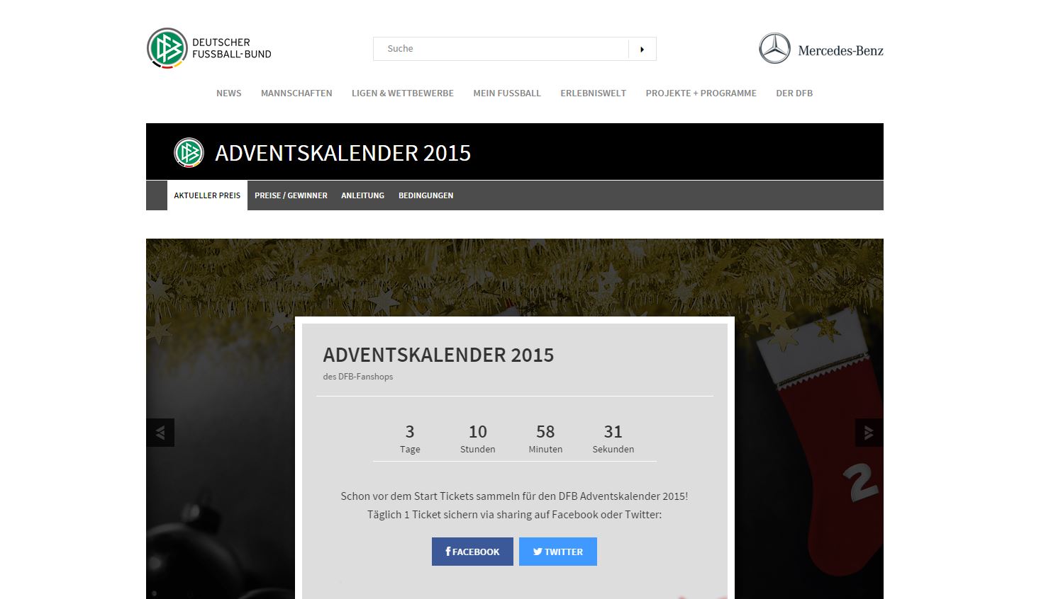 DFB Adventskalender 2015