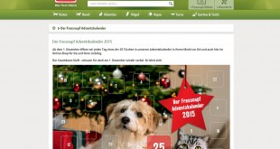 Fressnapf Adventskalender 2015