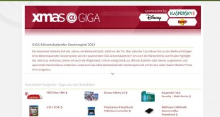 GIGA Adventskalender Gewinnspiel