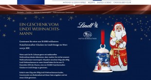 Lindt Hutschenreuther Weihnachtsgewinnspiel