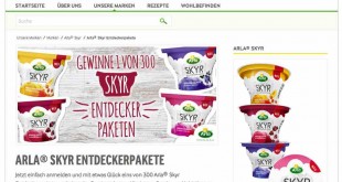 arla Produktpaket gewinnspiel