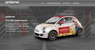 prisma FIAT Auto Gewinnspiel