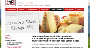 Schweizer Käse Reise Gewinnspiel