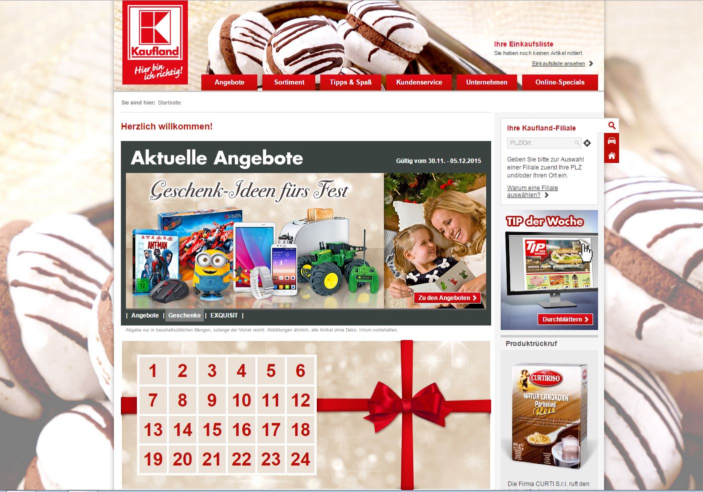 Kaufland Adventskalender Gewinnspiel ichwilltesten.de