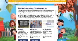 Lufthansa Peanuts Gewinnspiel