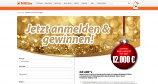 Müller Weihnachtsgewinnspiel 2015