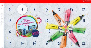 Stabilo Adventskalender 2015