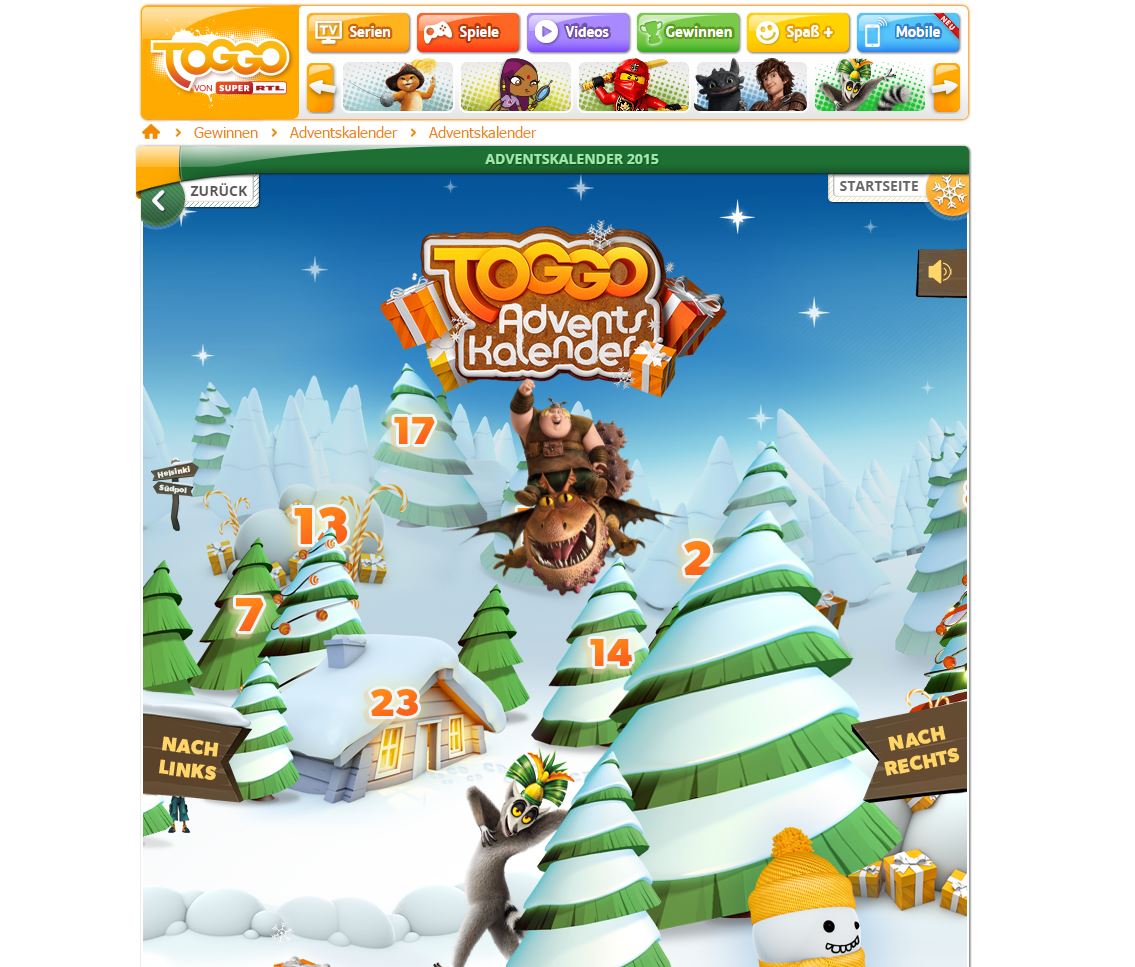 Toggo Adventskalender