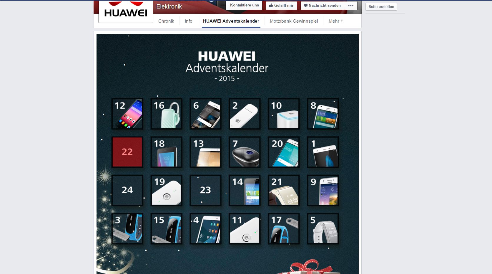 Huawei Adventskalender Huawei Adventskalender