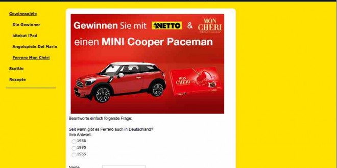 netto mini cooper gewinnspiel 3