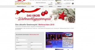 promodo Weihnachtsgewinnspiel 2015