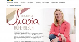 LIDL Maria Höfl-Riesch Gewinnspiel