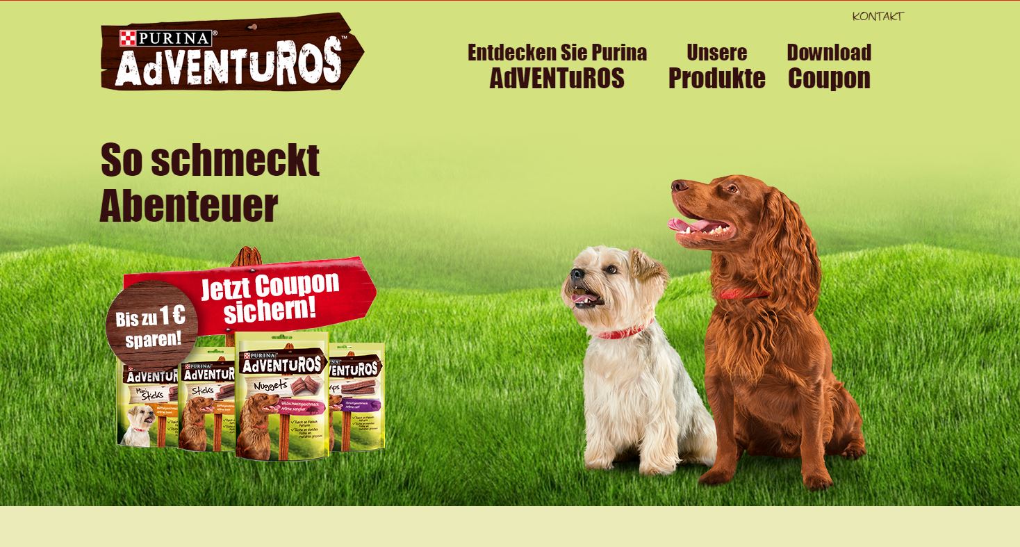 Purina Adventuros | Coupons zum Ausdrucken