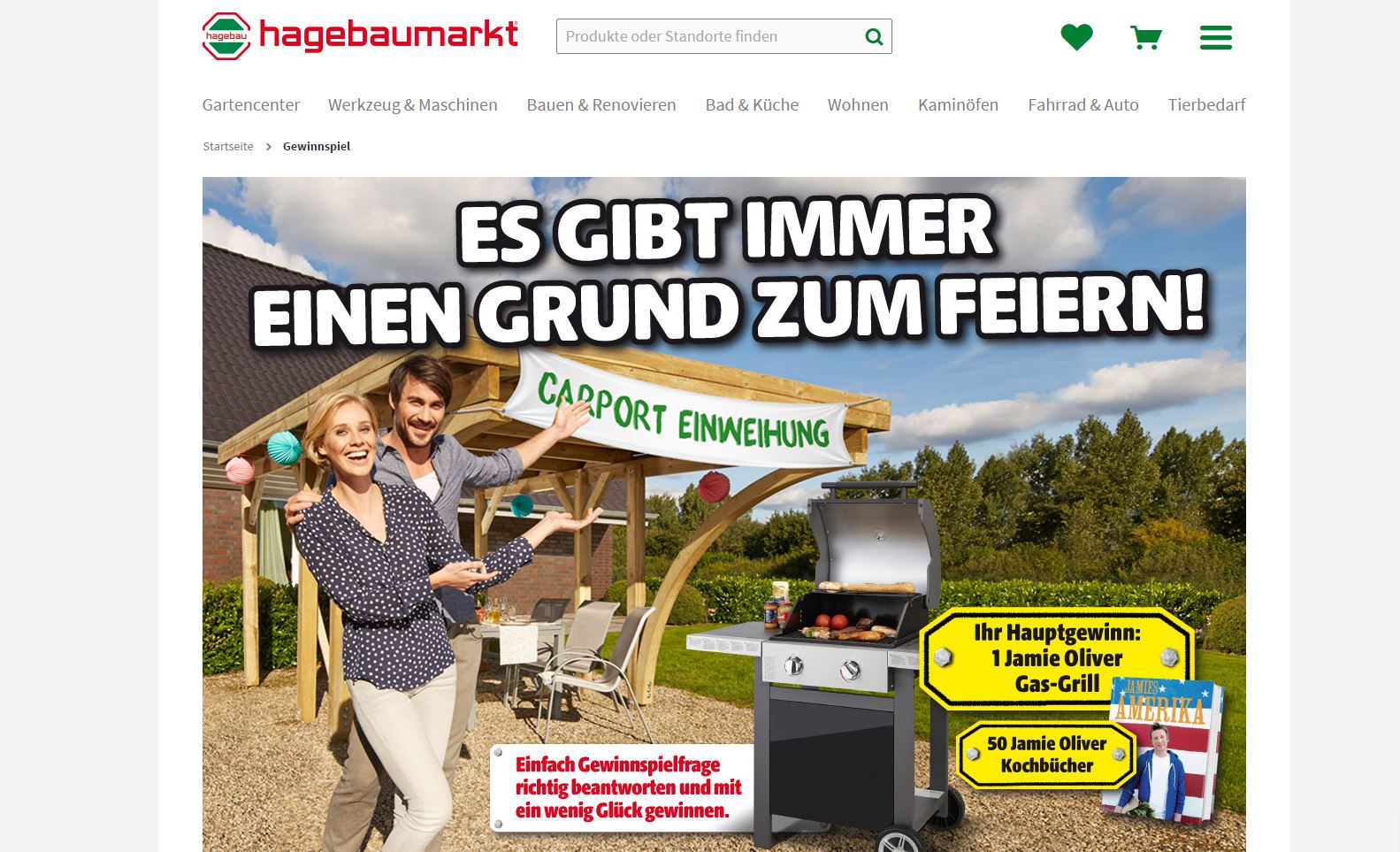 hagebaumarkt Grill Gewinnspiel