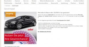 Otto Auto Geld Gewinnspiel