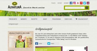 alnatura gewinnspiel weber grill gewinnen