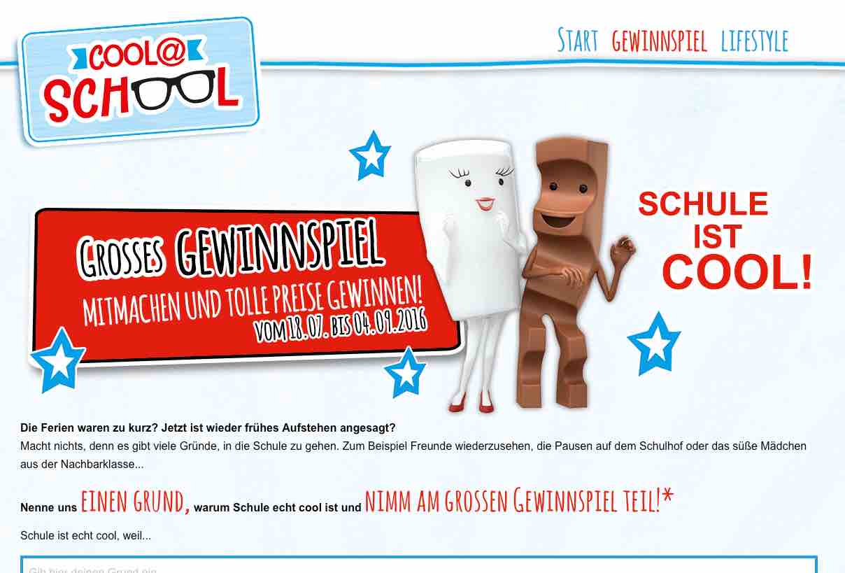 kinder coolatschool aktion