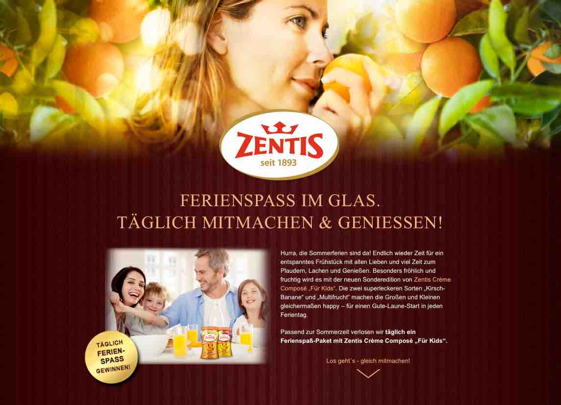 zentis ferienspass gewinnspiel