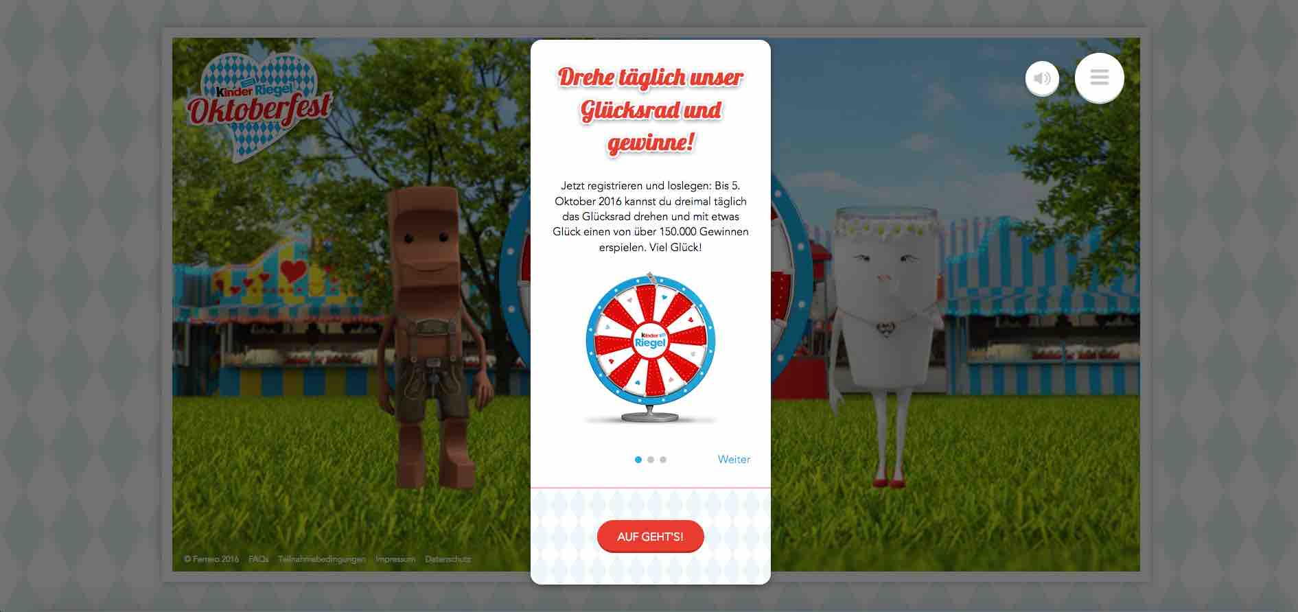 kinderriegel oktoberfest gewinnspiel gluecksrad