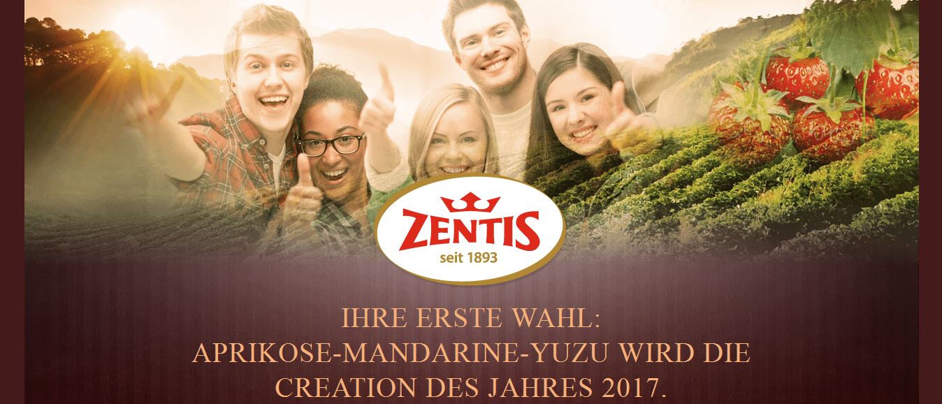 zentis creation des jahres gewinnspiel top seller paket gewinnen