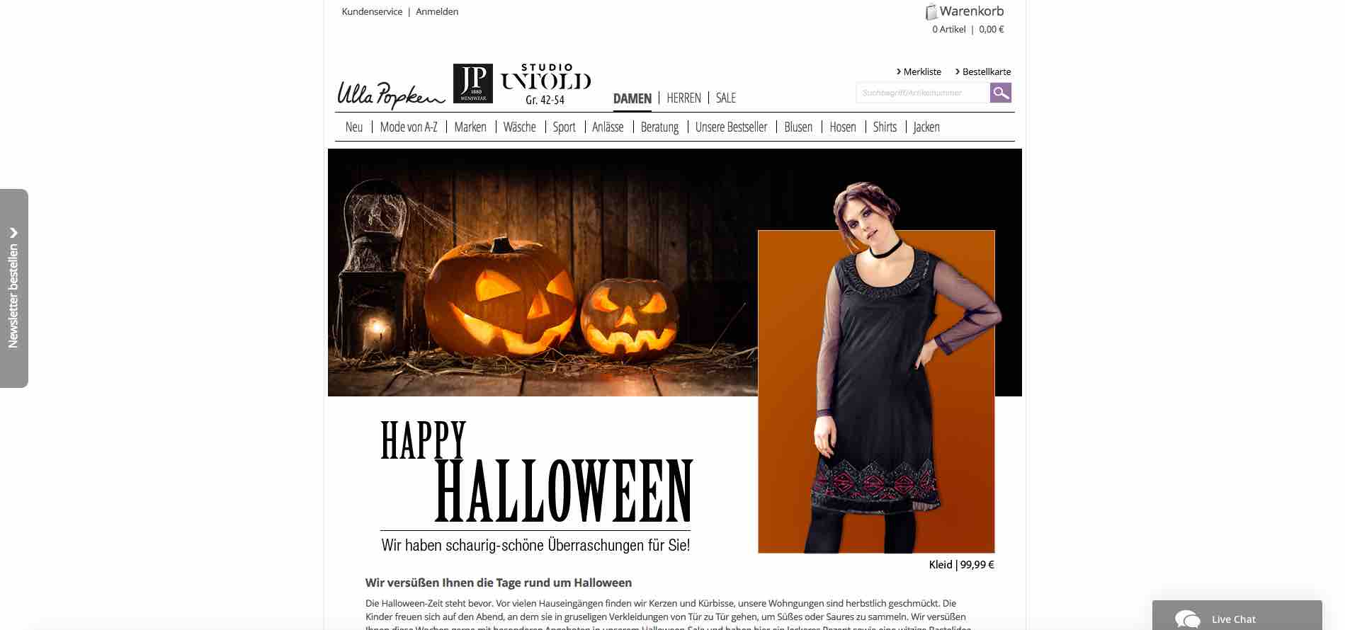 ulla popken halloween gewinnspiel