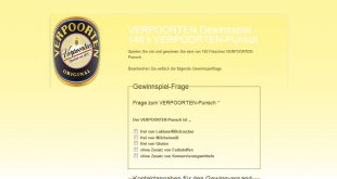 verpoorten gewinnspiel punsch gewinnen