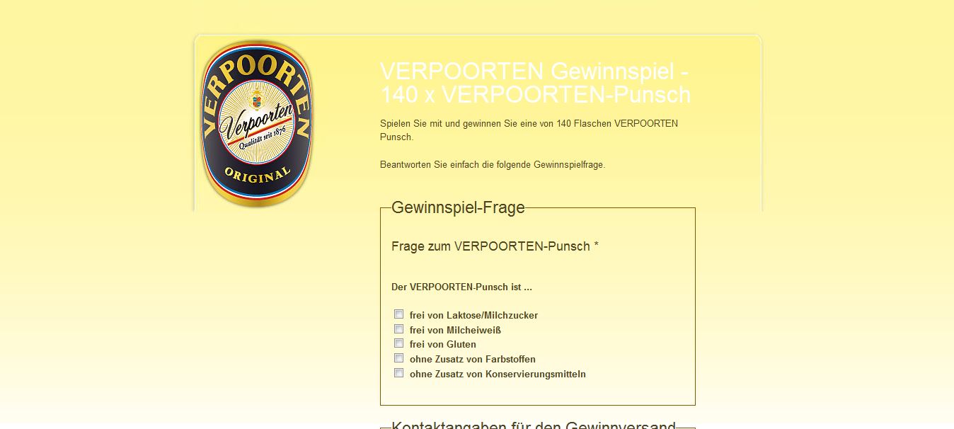 verpoorten gewinnspiel punsch gewinnen