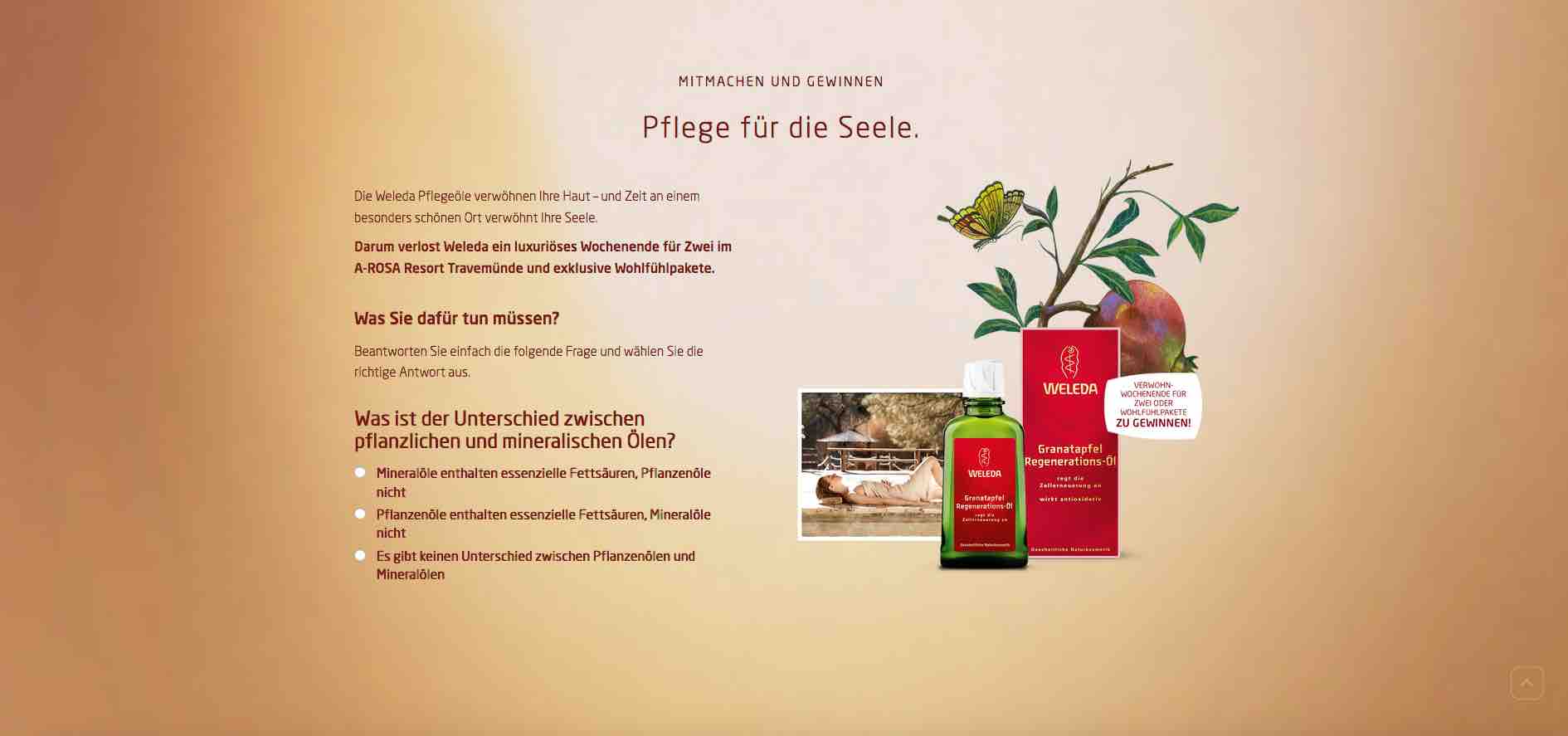 weleda gewinnspiel wellnesswochenende gewinnen