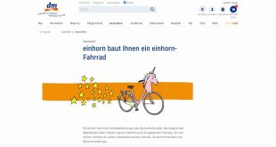 dm einhorn gewinnspiel einhorn fahrrad gewinnen