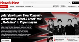 tickets für metallica gewinnen