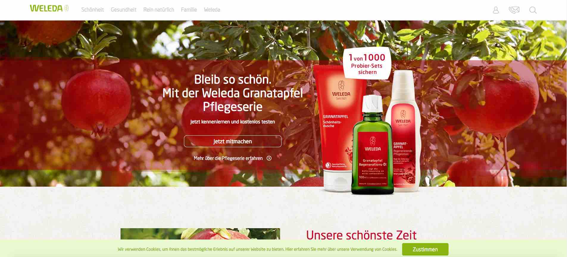 granatapfel pflegeserie gewinnspiel