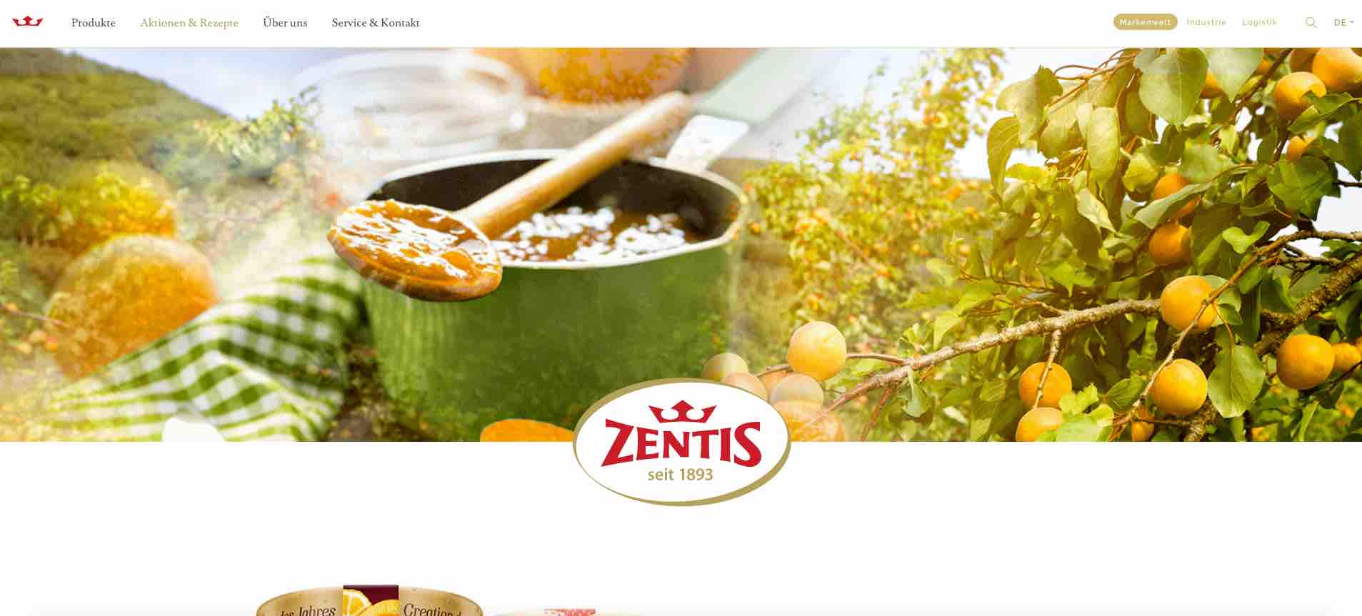zentis produktsets gewinnen